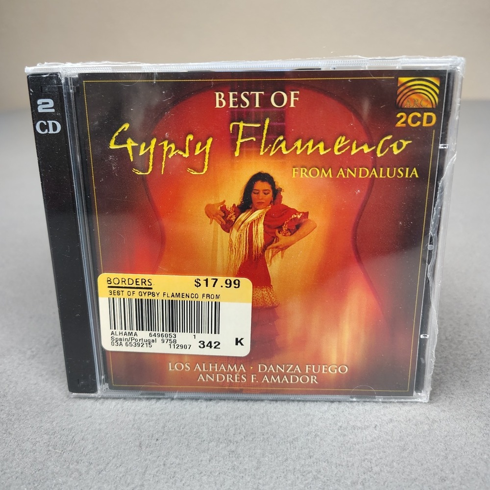 Best Of Gypsy Flamenco CD From Andalusia Dance Music 2 Disc 26 Tracks New Sealed